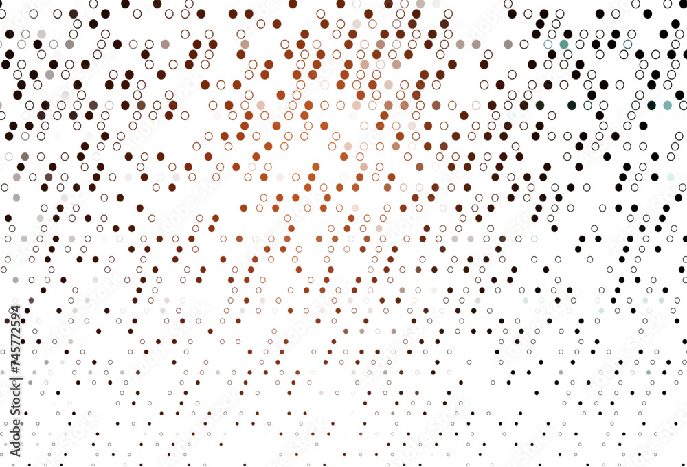 Light Orange vector backdrop with dots. Light Orange vector backdrop with dots.
