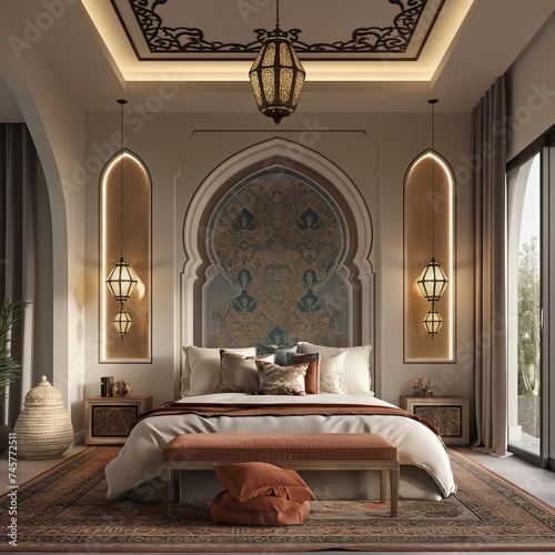 3d illustration of decorative design, luxury house profile, Classical architecture, Canada, 2023