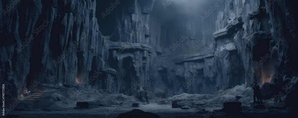 Mystical Journey: A Dark Fantasy Adventure through the Ancient Cave