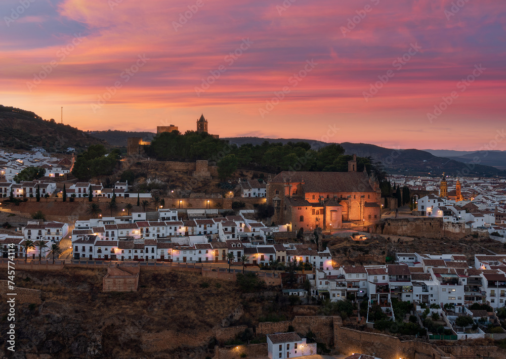 Panorama of the city of Antequera