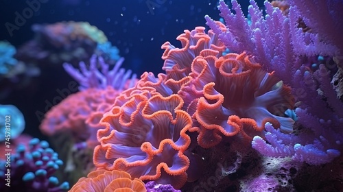 Coral reef in Underwater wallpaper © Madhya Agency