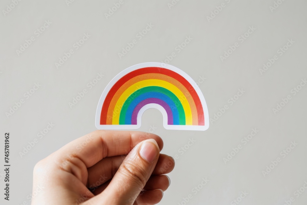 LGBTQ Sticker warm hearted design. Rainbow lgbtq pride sticker for shipment motive understanding sticker diversity Flag illustration. Colored lgbt parade rainbow walkway. Gender speech flamboyant LGBTQ Sticker warm hearted design. Rainbow lgbtq pride sticker for shipment motive understanding sticker diversity Flag illustration. Colored lgbt parade rainbow walkway. Gender speech flamboyant
