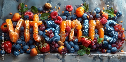 Vitamins come from natural foods like fruits and vegetables