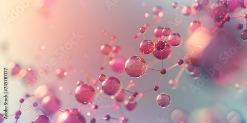 Ethereal Oil Bubble Texture On A Gradient Background Wallpaper,