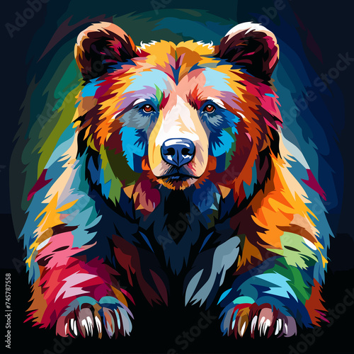 Animal Pop Art - Experience the mesmerizing world of animal pop art design! Dive into a vibrant realm where animals come to life in bold and captivating ways. © Moch