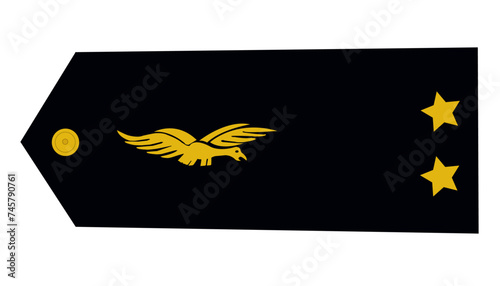 Galon de l'armée de l'air française:  Officiers généraux: général de brigade aérienne