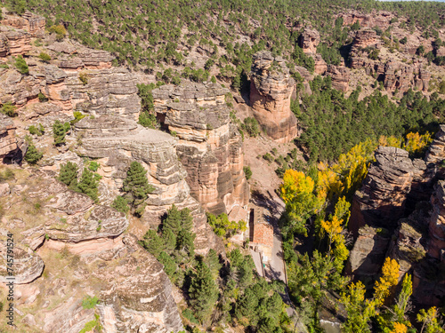 Barranco de la Hoz , Alto Tajo natural park, Guadalajara province, Spain photo