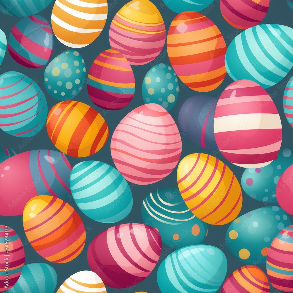 Eggcellent Easter: Seamless Pattern.