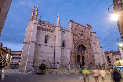 church of Santa María la Real, 15th century, Aranda de Duero, Burgos province, Spain photo