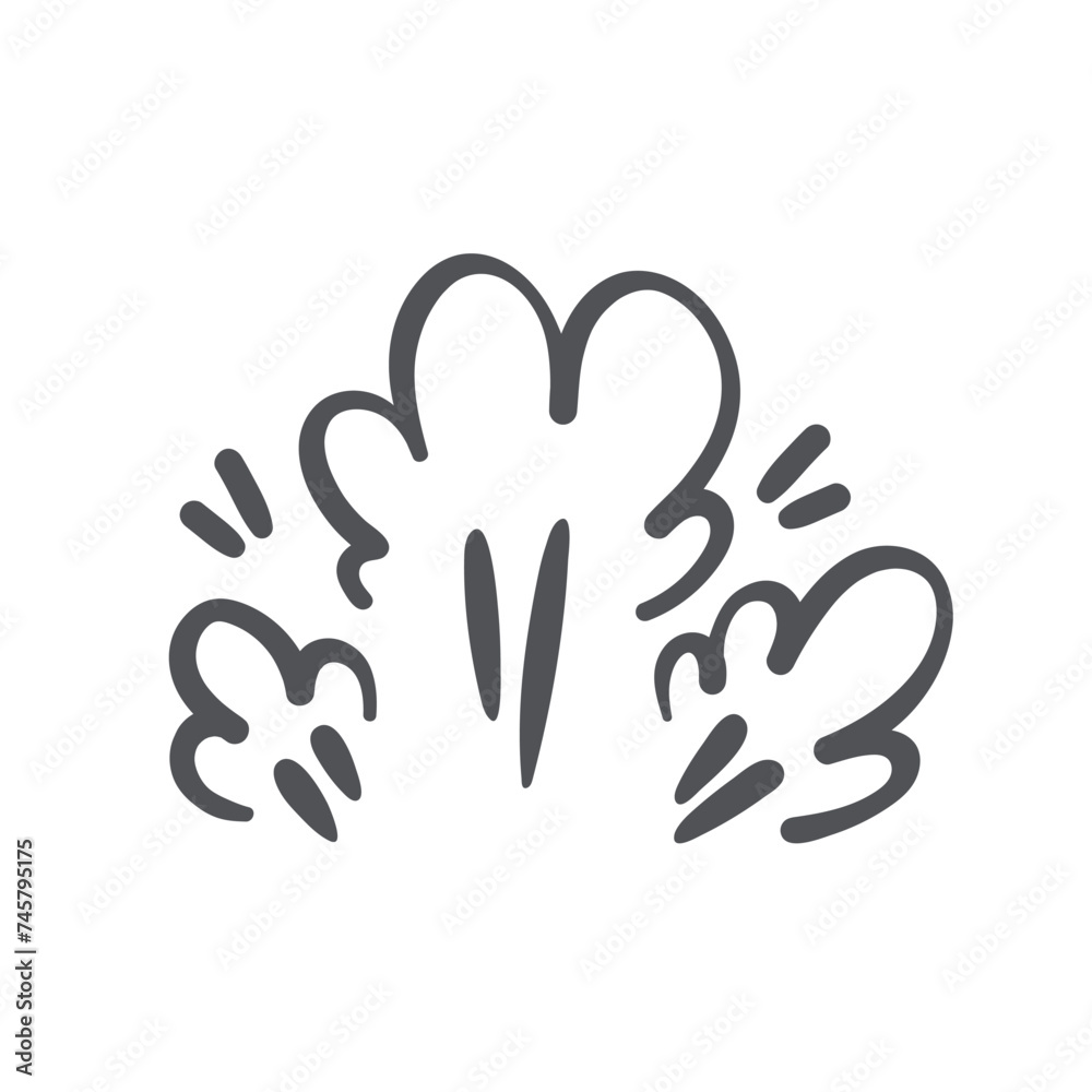 Comic cloud speed motion icon, manga doodle element. Funny retro flying smoke or steam scribbles and lines, anger and fury expression of character. Clouds of comic book style vector illustration Comic cloud speed motion icon, manga doodle element. Funny retro flying smoke or steam scribbles and lines, anger and fury expression of character. Clouds of comic book style vector illustration