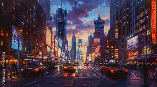 Cityscapes  The bustling streets  towering skyscrapers  iconic bridges  lively squares  and enchanting night views depict the vibrant essence of urban life