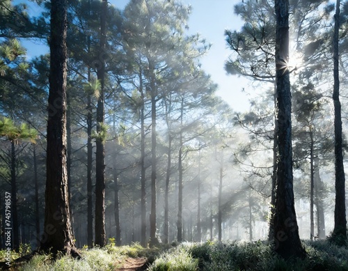 Imagine a misty morning in a pine forest. The air is cool  and dew clings to pine needles.