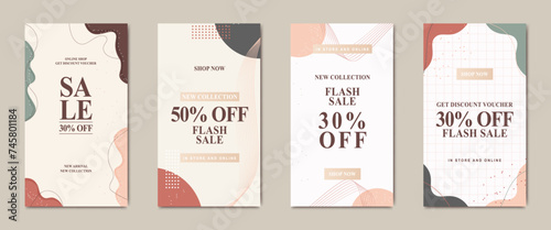 Social media sale banners and web ads templates set. For website and mobile banners  print material  newsletter designs  coupons  marketing