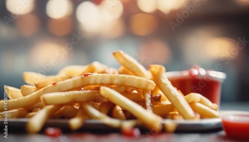 view of french fries background image