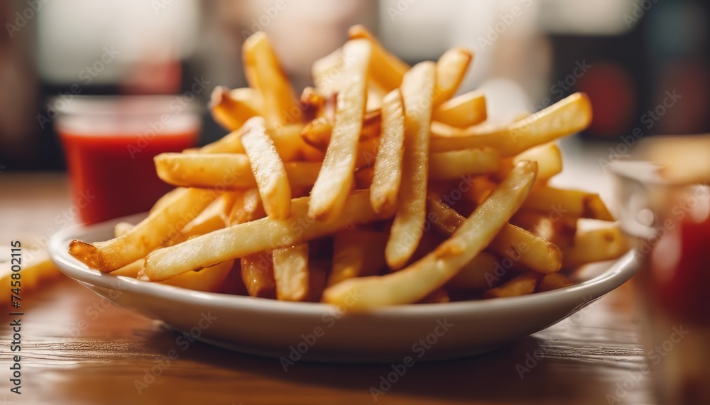 view of french fries background image view of french fries background image