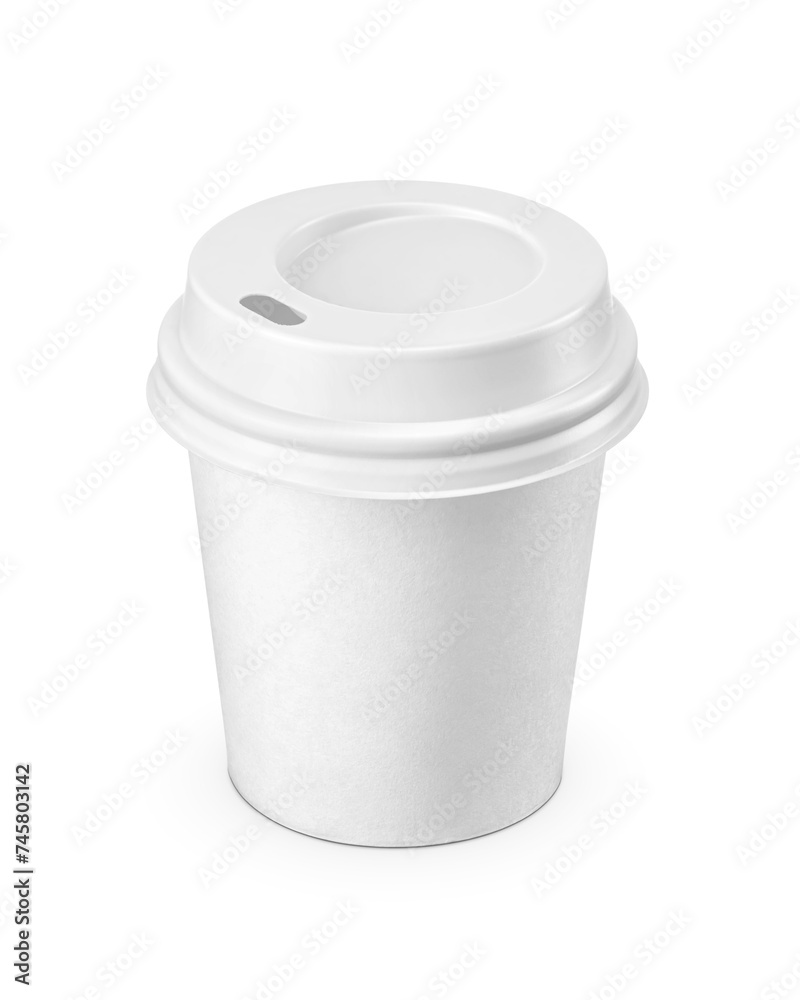 Small paper cup with plastic lid for espresso coffee isolated. Takeaway drinks to go concept. Transparent PNG image. Small paper cup with plastic lid for espresso coffee isolated. Takeaway drinks to go concept. Transparent PNG image.