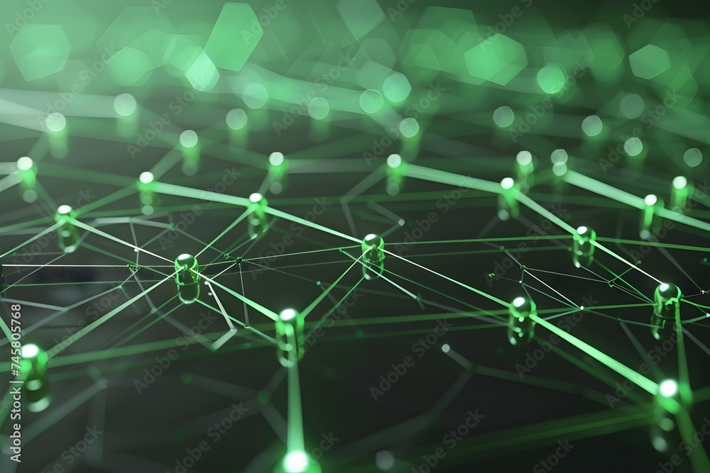 An abstract 3D rendered illustration of a network and technology concept featuring wires cables hubs and servers forming a complex and communication in the digital world An abstract 3D rendered illustration of a network and technology concept featuring wires cables hubs and servers forming a complex and communication in the digital world