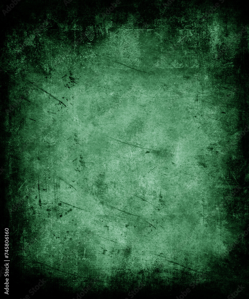 Green grunge scrary scratched background, distressed wall, damaged texture Green grunge scrary scratched background, distressed wall, damaged texture