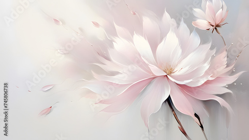 pink lily background