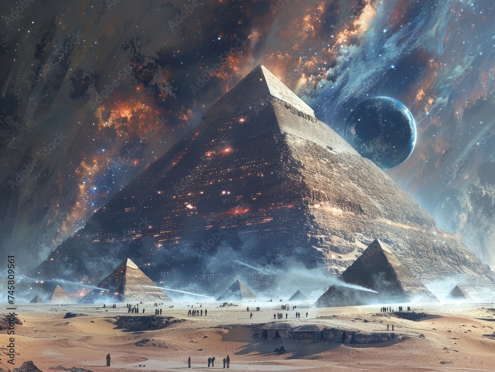 Pyramids Portal Ancient Egypt with alien technology pyramids serving as portals to ...