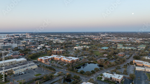 Suburban area in Jacksonville  Florida.
