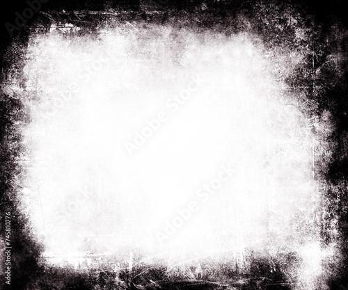 Grunge background with frame and space for your text or picture, horror scratched texture
