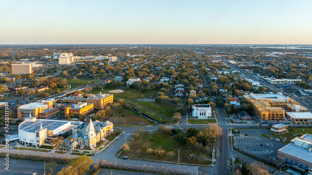 Obraz premium Suburban area in Jacksonville, Florida.