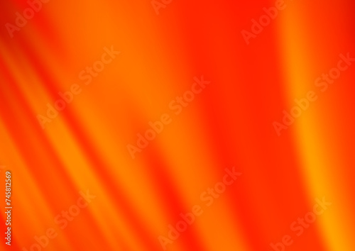 Light Orange vector pattern with bubble shapes.
