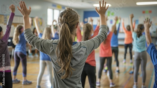 A physical education teacher outlines a new fitness challenge for the semester, aiming to improve student well-being and instill a love for active living.