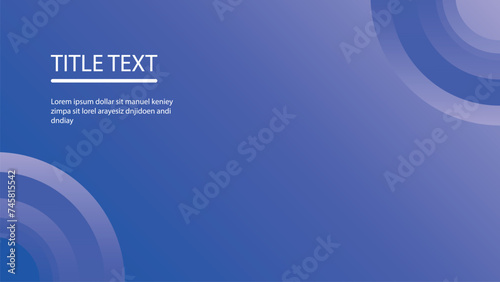 Aqua blue background with circle abstract shape card design illustration elegant and tech background