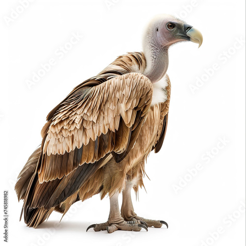 vulture isolated on white
