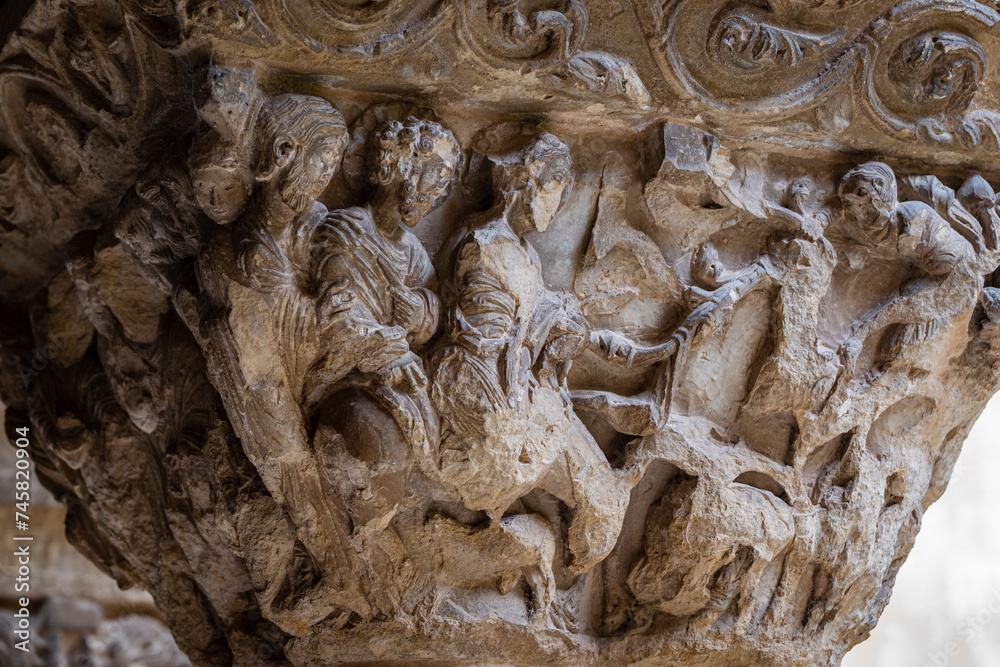 cloister of Santo Domingo de Silos, Burgos province, Spain cloister of Santo Domingo de Silos, Burgos province, Spain