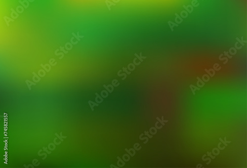 Light Green vector blurred bright template.