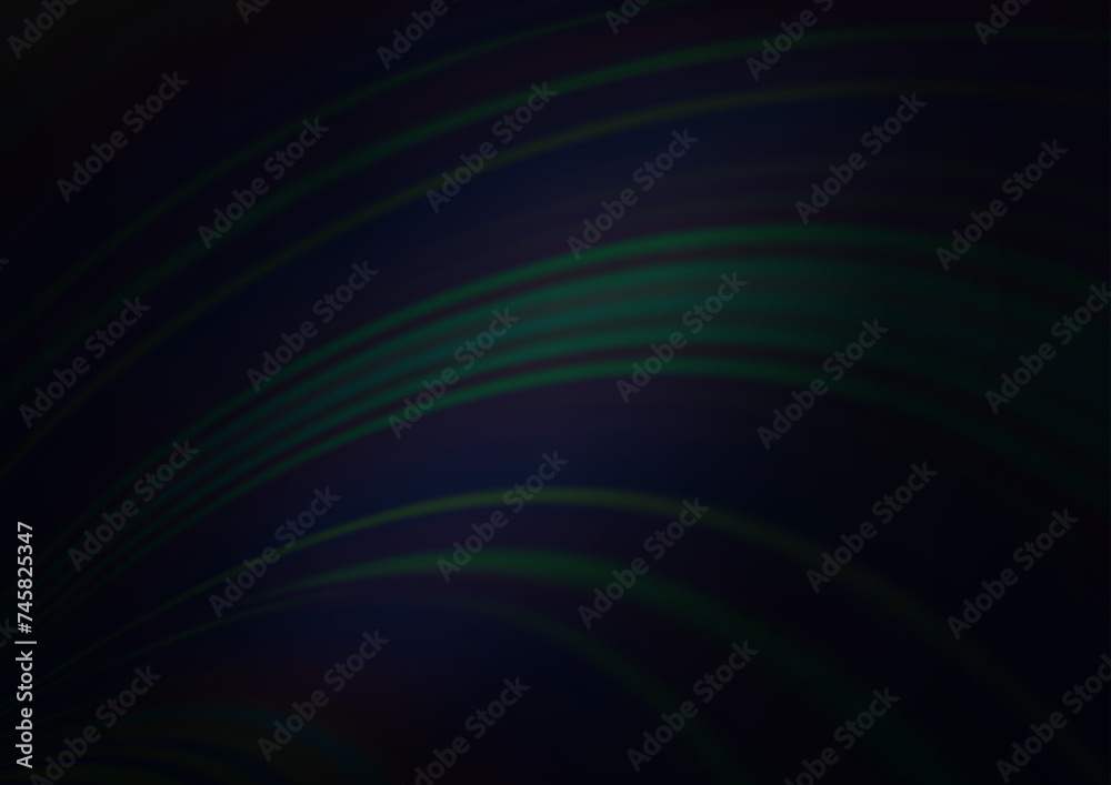 Fototapeta premium Dark BLUE vector modern bokeh pattern.