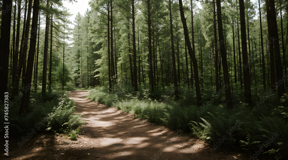 Obraz premium path in the woods