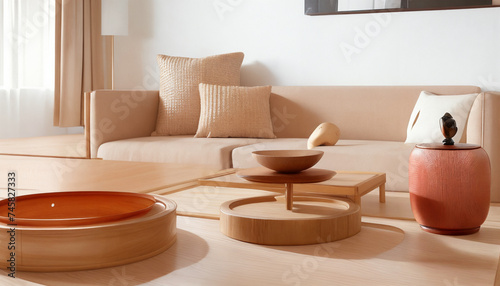 Japanese style modern living room