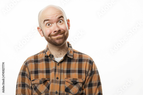 Confident Casual Businessman with a Friendly Smile Standing Against a Teal Background