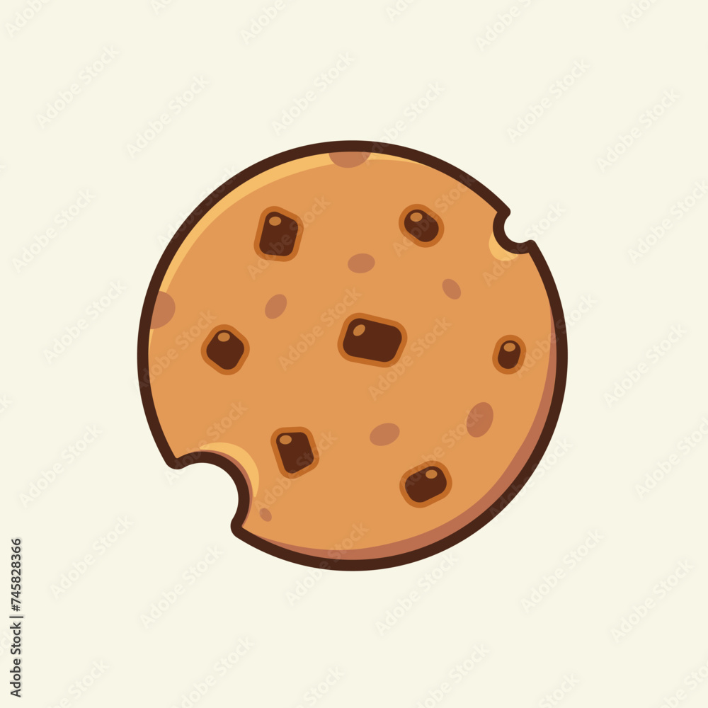 cookie with chocolate cookie with chocolate
