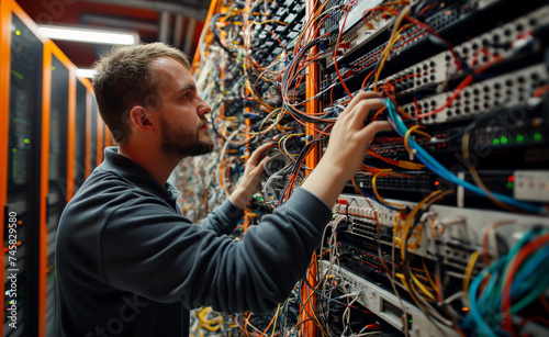 Network Engineer in the Server Room