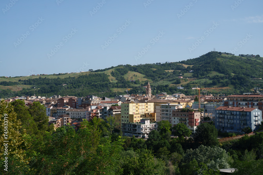 View of Teramo, Abruzzo, Italy