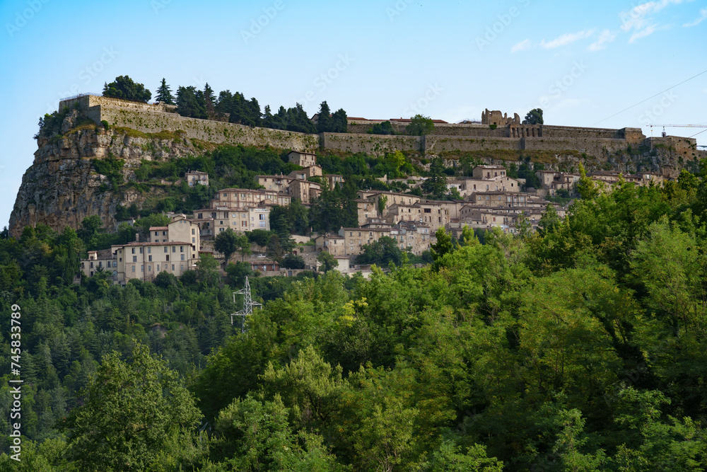 View of Civitella del Tronto, Abruzzo, Italy