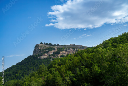 View of Civitella del Tronto  Abruzzo  Italy