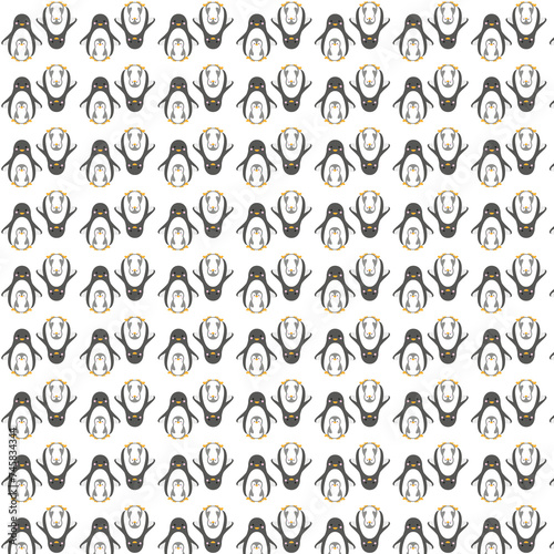 seamless pattern penguin