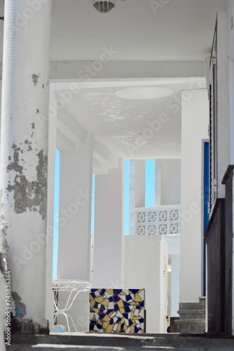 Boca Cangrejo, pasillo de columnas.