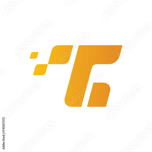 Initial letter tc logo design template