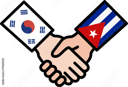 Icon of diplomatic ties between Korea and Cuba,
한국,쿠바의 수교 아이콘