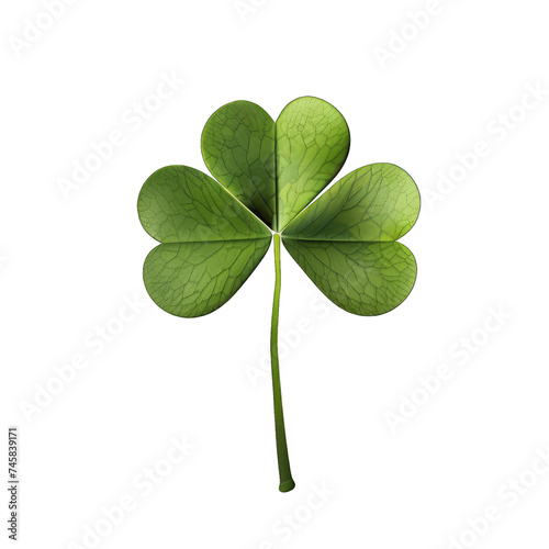 Celebratory Four Leaf Clover, 3D St. Patrick's Day Icon