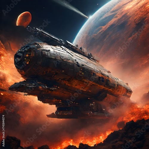 Alien War Ship Background Very Cool