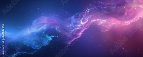 blue and purple abstract banner technology background