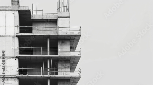 building real estate wide banner background